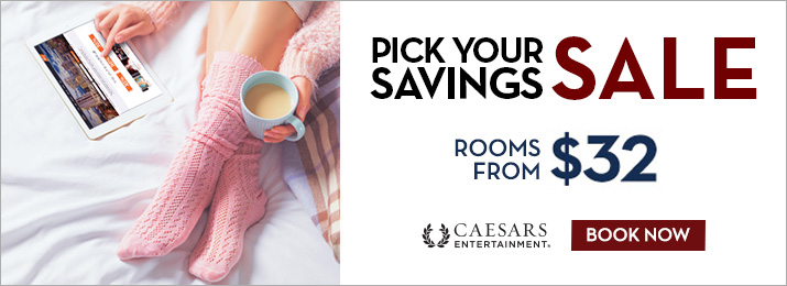 SAVE on Caesars Entertainment Hotel Rooms