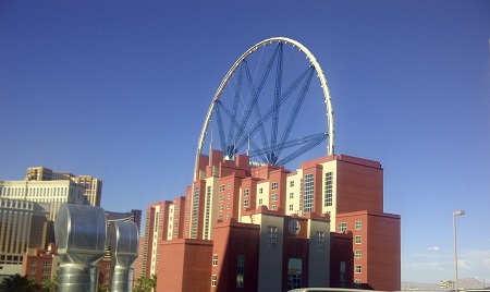 Linq Wheel construction. North East view