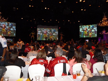 Football viewing party at Silverton Hotel Las Vegas