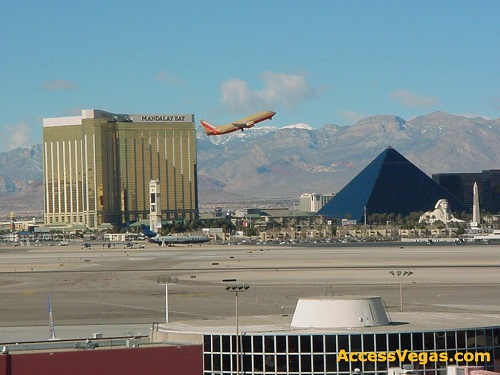 Southwest 737 departs from McCarran airport Las Vegas