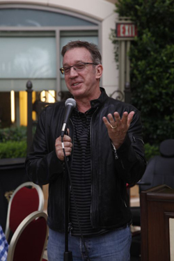 Tim Allen addressing crowd at Palazzo Las Vegas