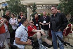 Tim Allen with Troops at Palazzo Las Vegas