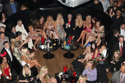Hugh Hefner George Maloof Playboy Playmates Palms Las Vegas