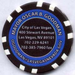 mayor oscar goodman business card