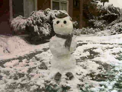 fronsty the snowman las vegas snow snowstorm december 2008