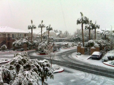 las vegas snow snowstorm december 2008