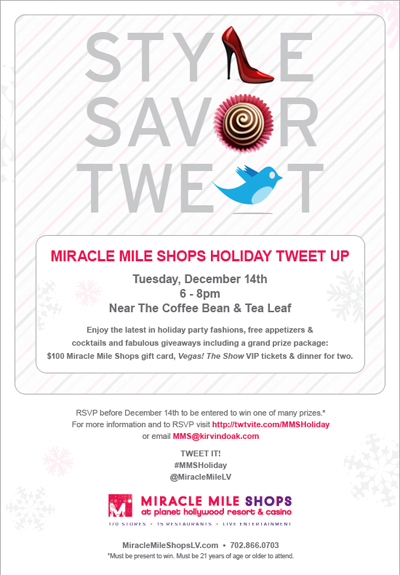 Miracle Mile Shops Las Vegas Holiday Tweetup