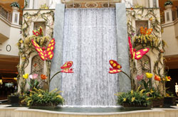 Spring Flowers Waterfall at Palazzo Las Vegas