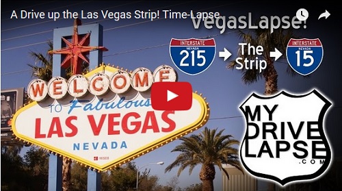 A Drive Up The Las Vegas Strip! Time-Lapse